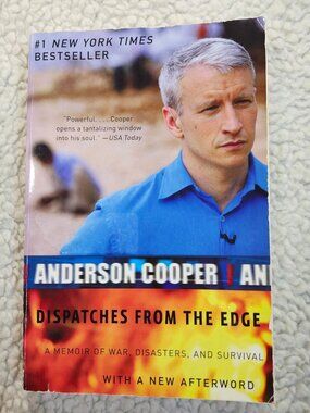 🎁5/$25 Anderson Cooper Dispatches From The Edge Paperback Memoir Harper 2007